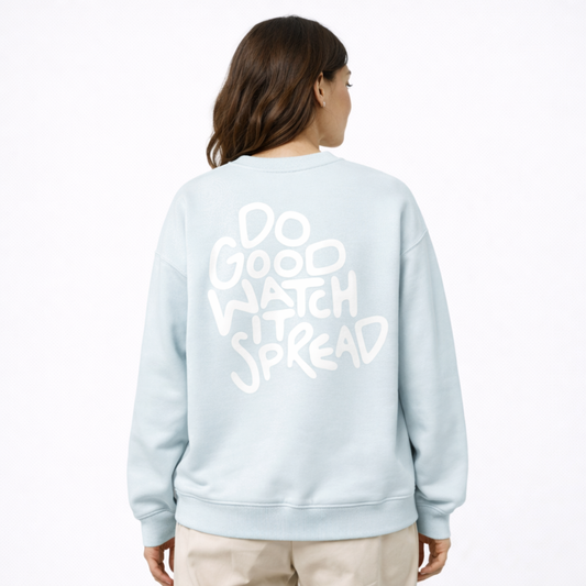 OVERSIZED 'WATCH IT SPREAD' CREWNECK