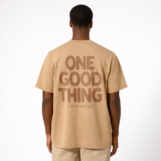 OVERSIZED VINTAGE 'STARTS WITH YOU' TEE