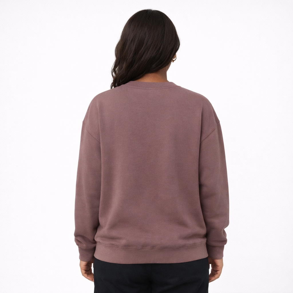 OVERSIZED 'WILLING HEART' CREWNECK